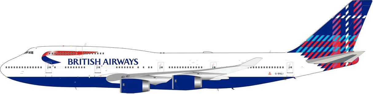 ARDBA63 British Airways B747-400 Scotland Tail G-BLNI Diecast 1/200 Jet AV Model