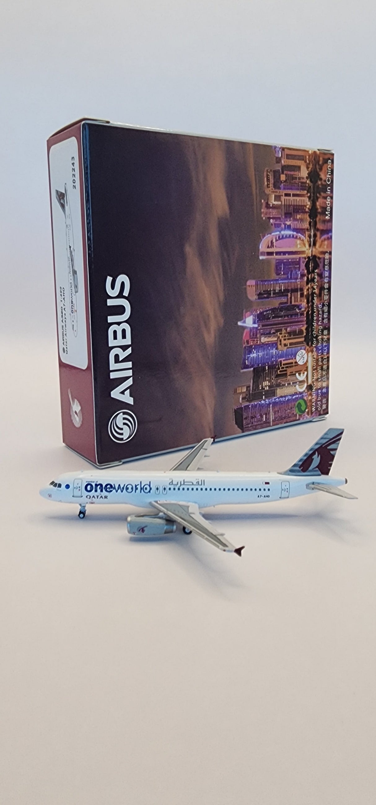 *1/400 Qatar Airways A320"OneWorld" A7-AHO Panda Models 202243