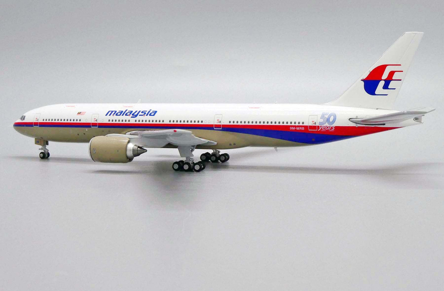 *1/400 Malaysia Airlines B 777-200ER "50 Years 1947-1997" JC Wings JC4MAS488