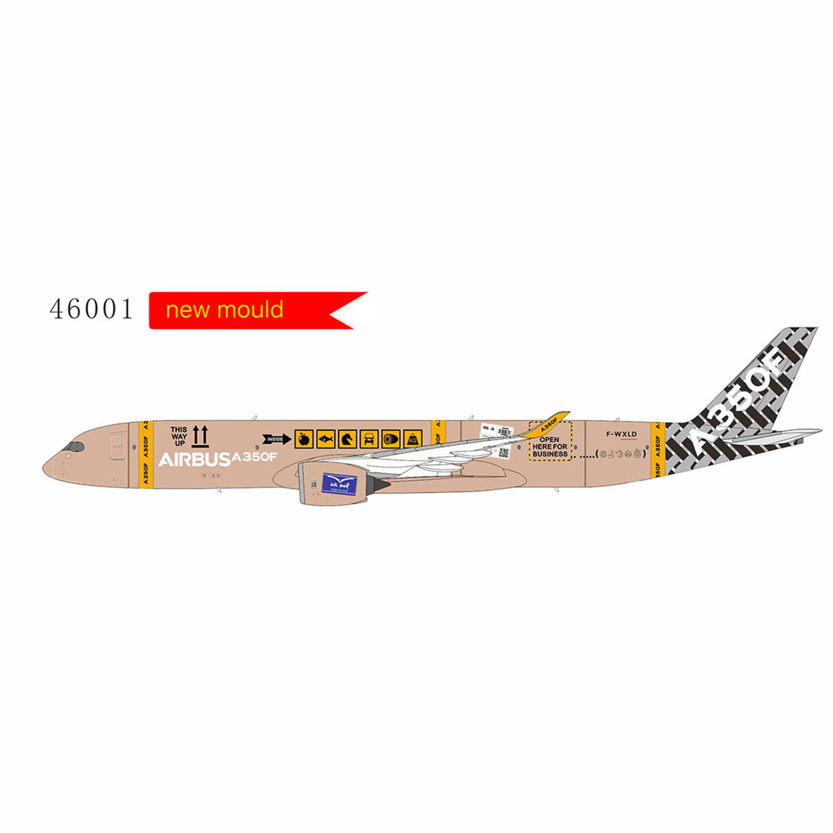 *1/400 Airbus A350F new mould' first launch F-WXLD 46001