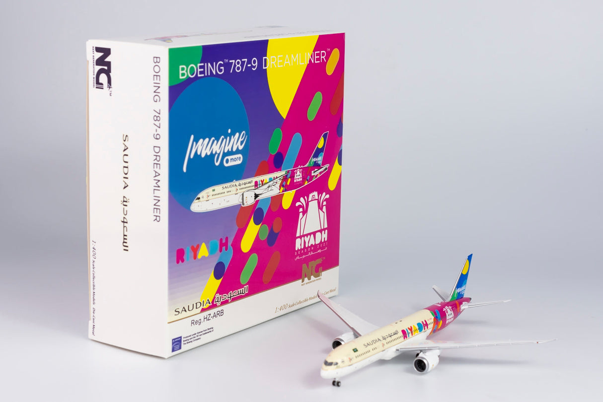 * 1/400 Saudi Arabian Airlines B 787-9 "Riyadh Season Livery" NG Models 55081