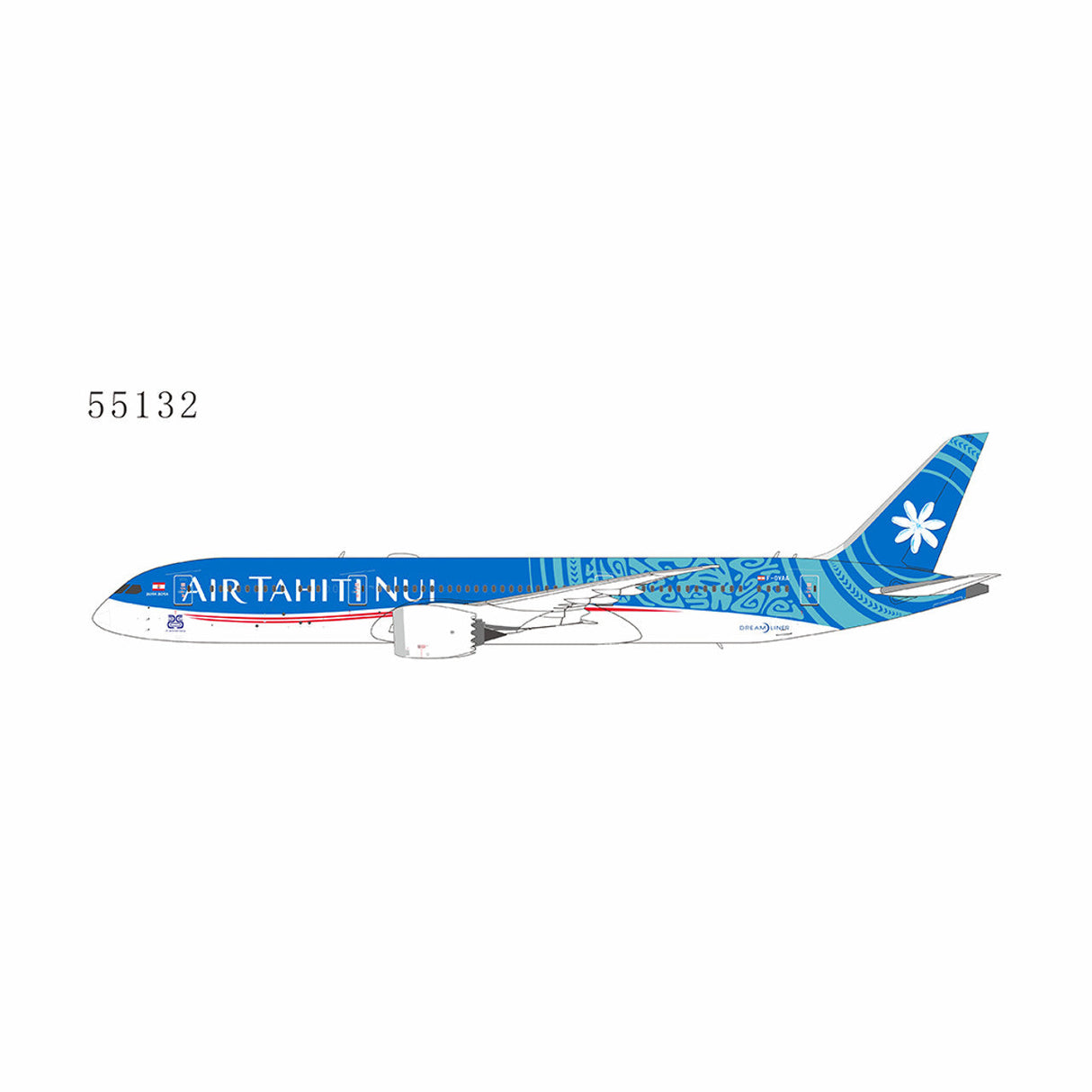 *1/400 Air Tahiti Nui 787-9 Dreamliner 25th anniversary sticker; named "Bora Bora" F-OVAA 55132