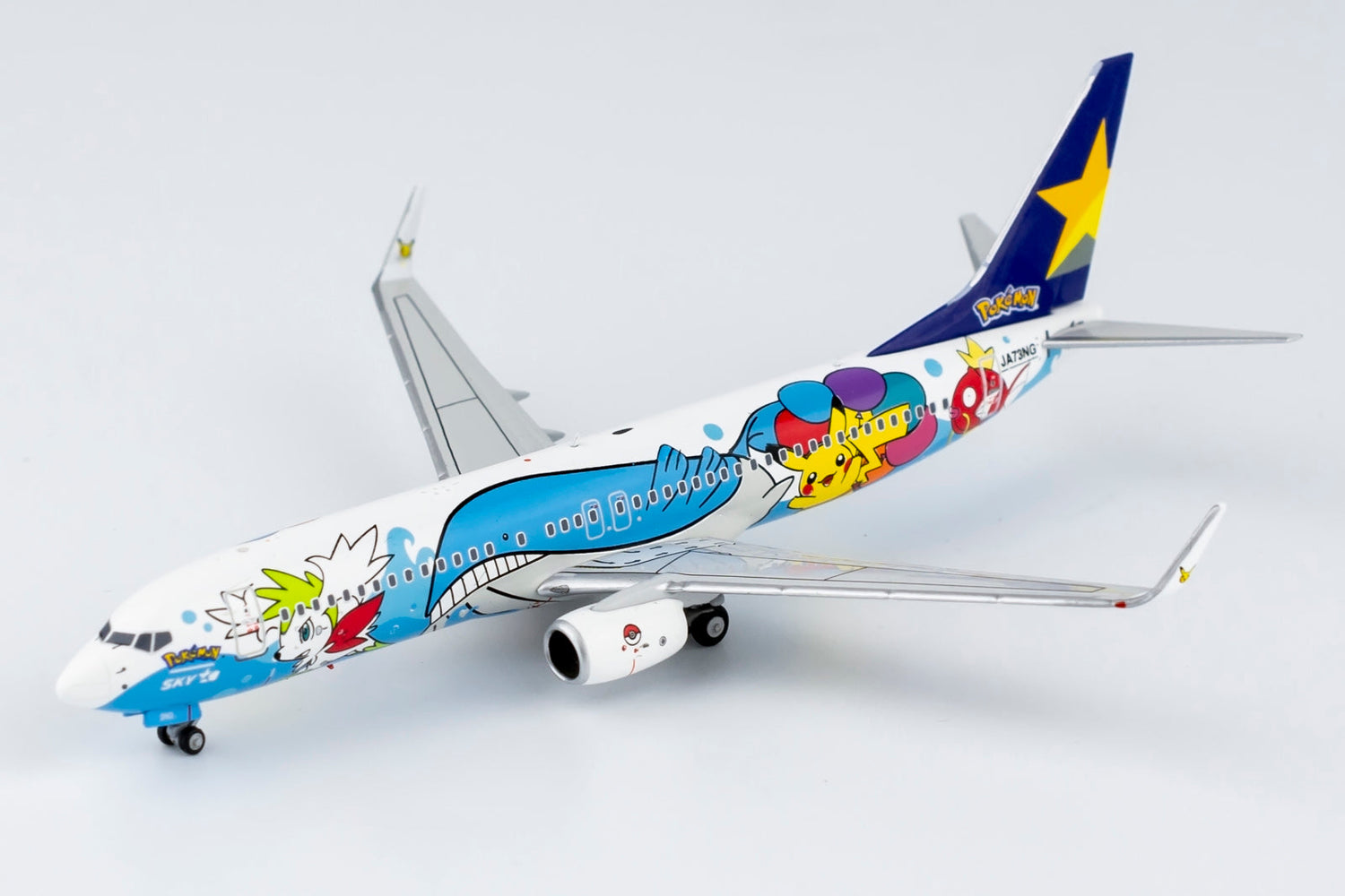 1/400 Skymark Airlines B 737-800/w "New Pokemon #2 Livery" NG Models 58140