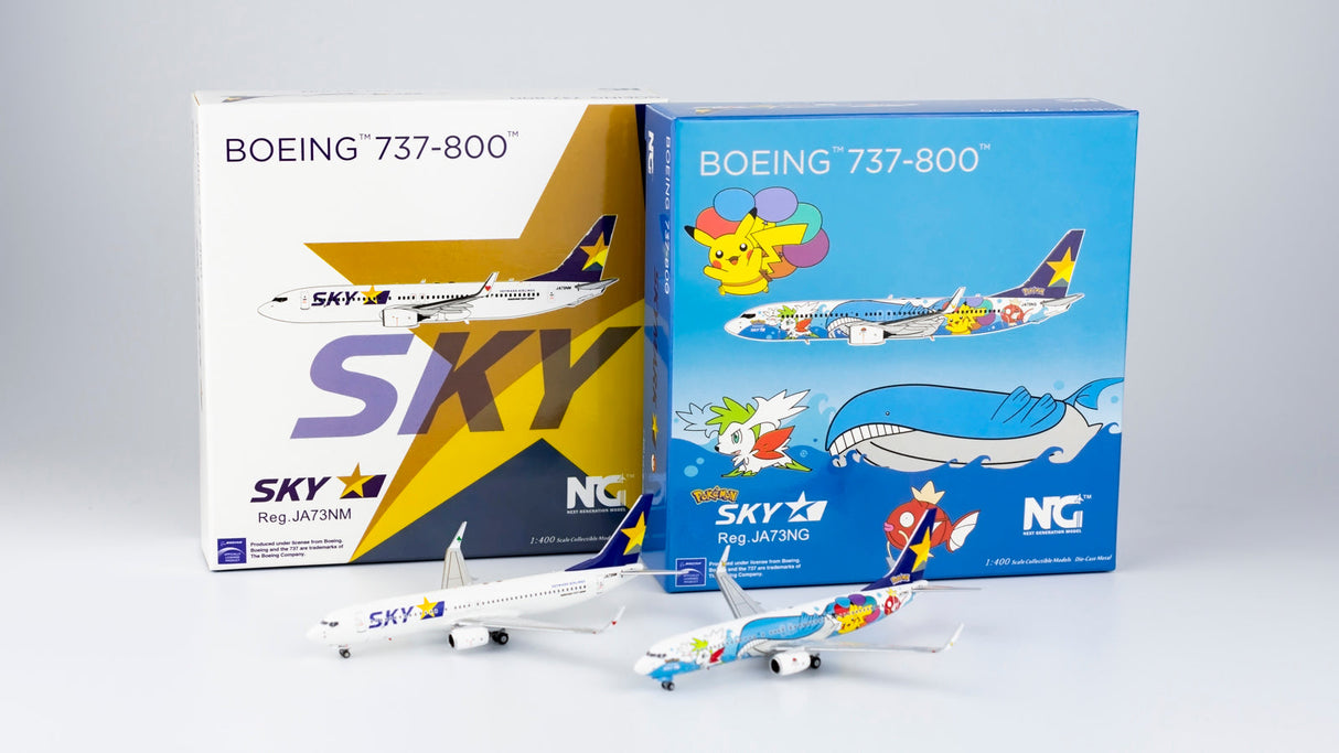 1/400 Skymark Airlines B 737-800/w "New Pokemon #2 Livery" NG Models 58140
