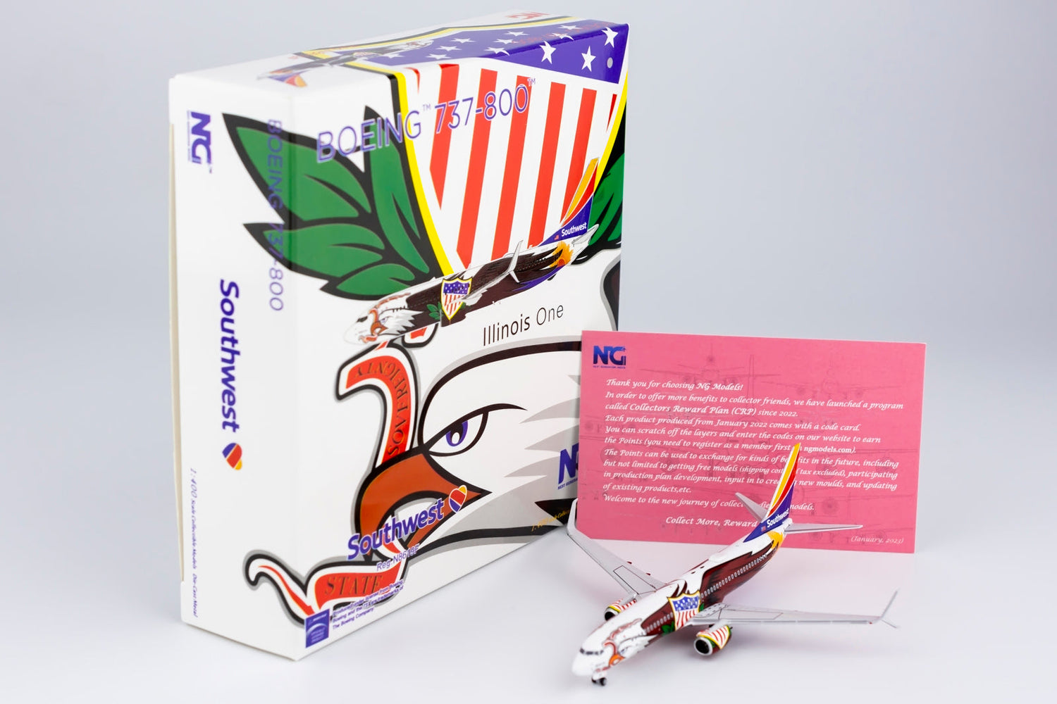 *1/400 Southwest Airlines B 737-800 "Illinois One" NG Models 58161