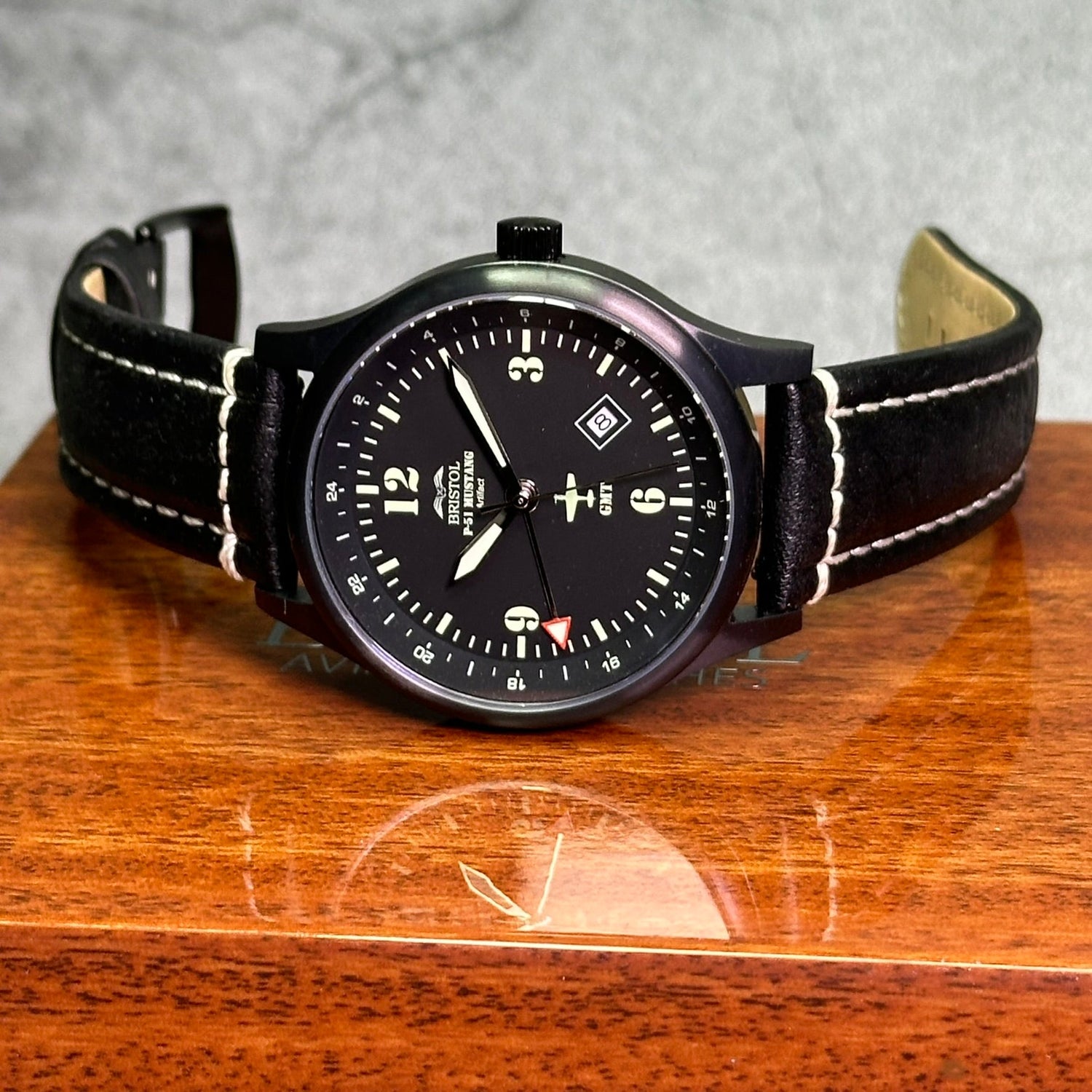 P-51 Mustang Tribute Watch - Black Dial