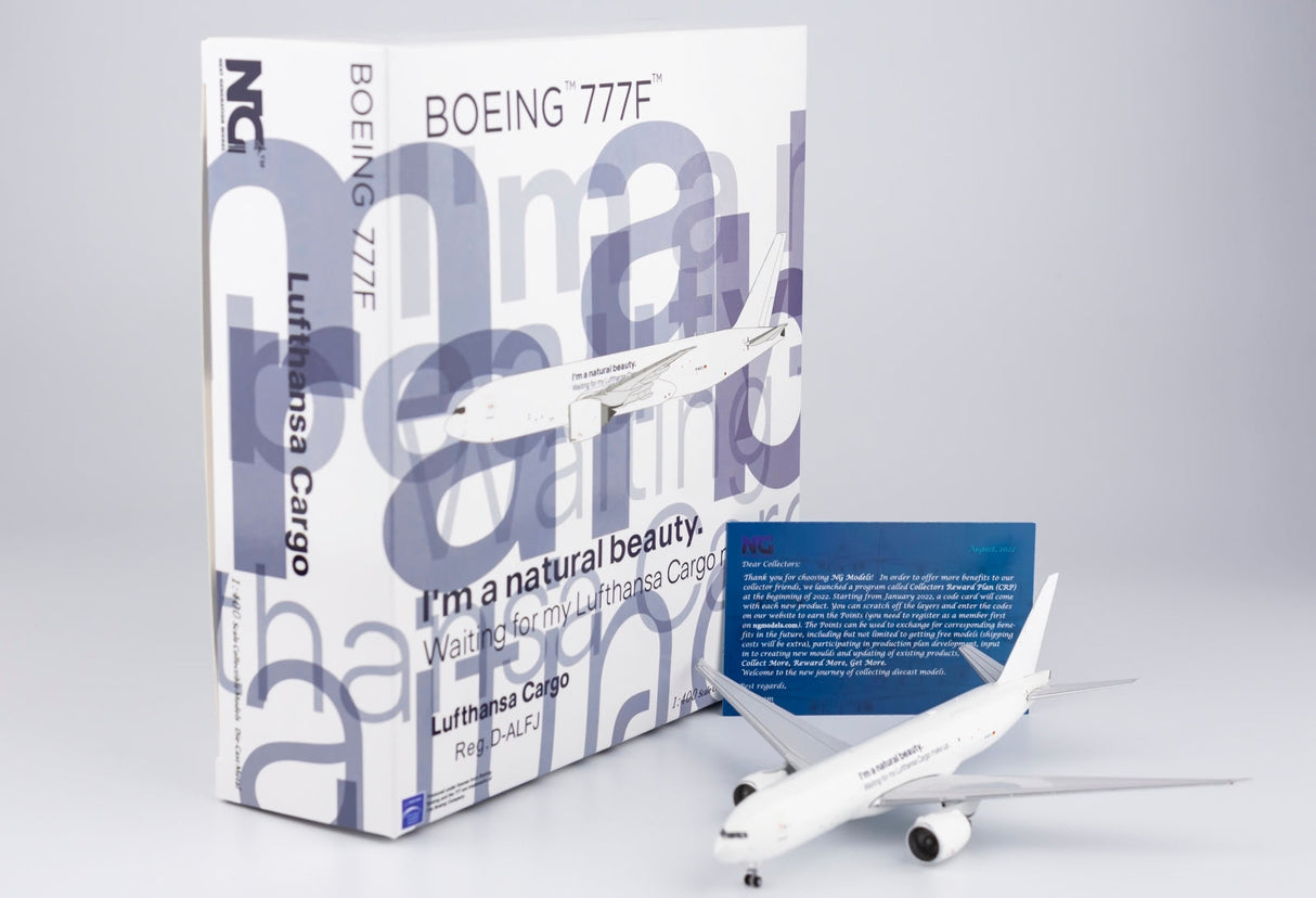 * 1/400 Lufthansa Cargo B 777F "I'm a natural beauty" NG Models 72013