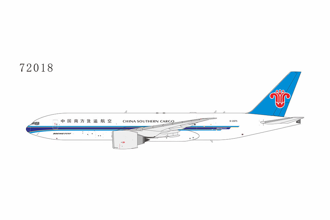 * 1/400 China Southern Cargo B 777-200F NG Models 72018 B-2075