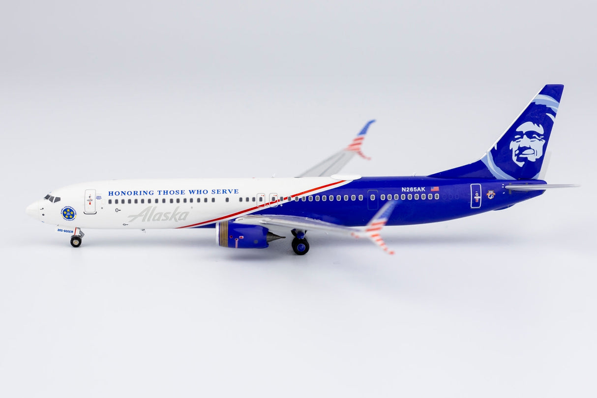 *1/400 Alaska Airlines B 737-900ER/w "Honoring Those Who Serve" NG Models 79007