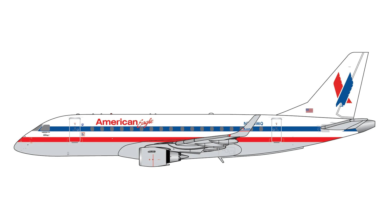 *1/400 American Airlines ERJ-170 "Retro Livery" Gemini Jets GJAAL2056