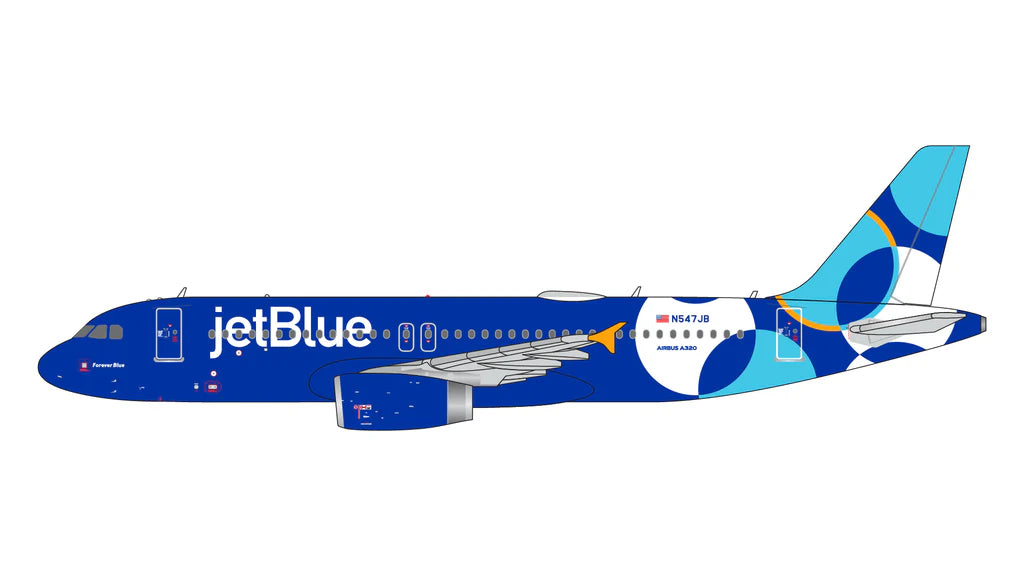 1:400 jetBlue Airways Airbus A320-200 "Forever Blue" N547JB GeminiJets GJJBU2289