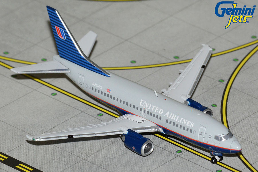 1/400 United Airlines B737-500 Reg: N936UA battleship livery GJUAL2348