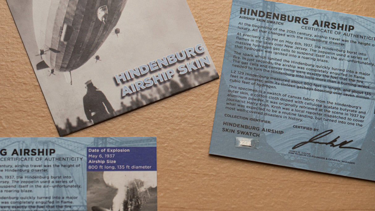 Hindenburg Airship Skin - Card Display