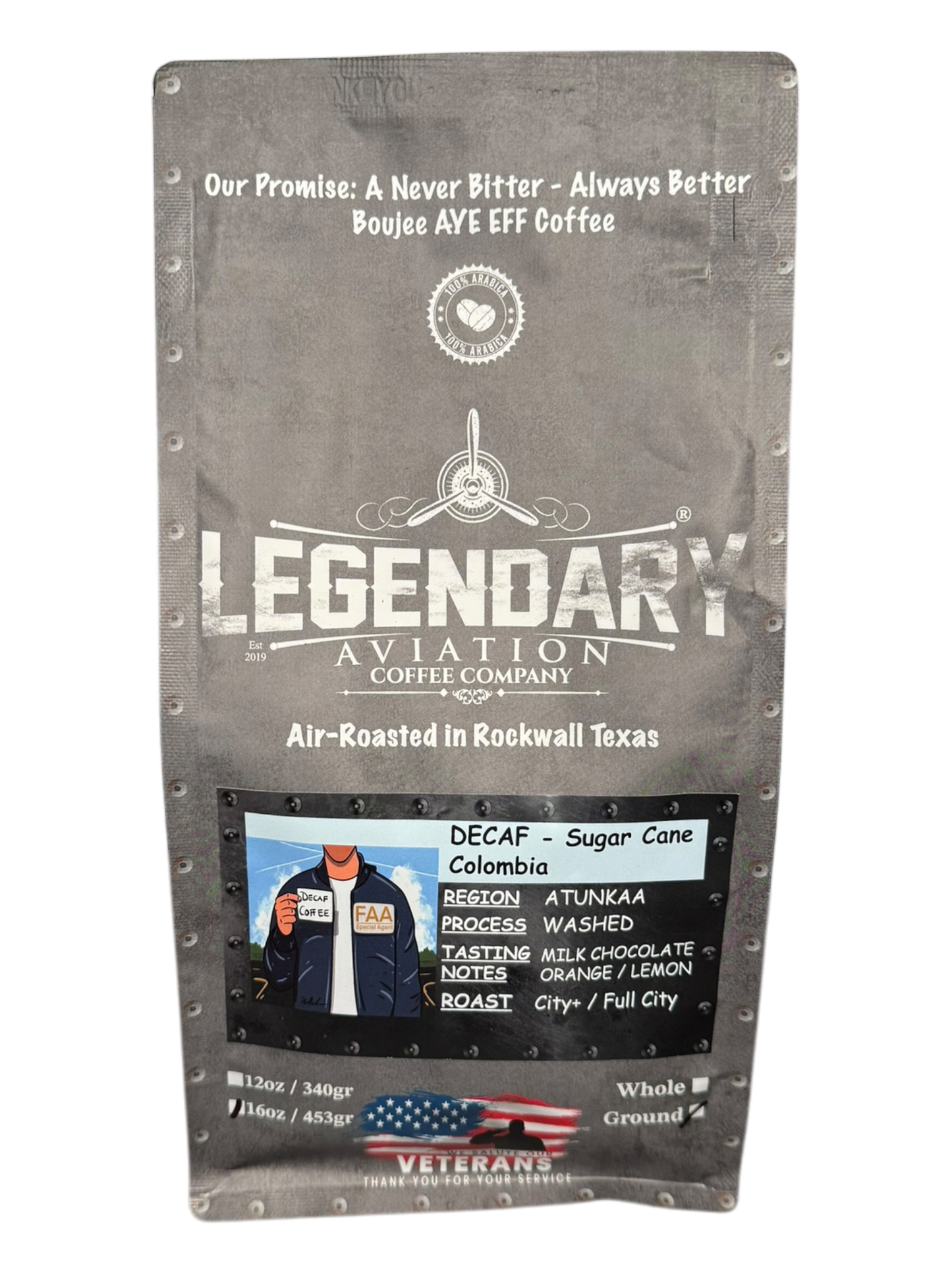 FAA Agent DECAF Colombian Coffee