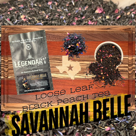 Savannah Belle - Black Peach Loose Leaf Tea