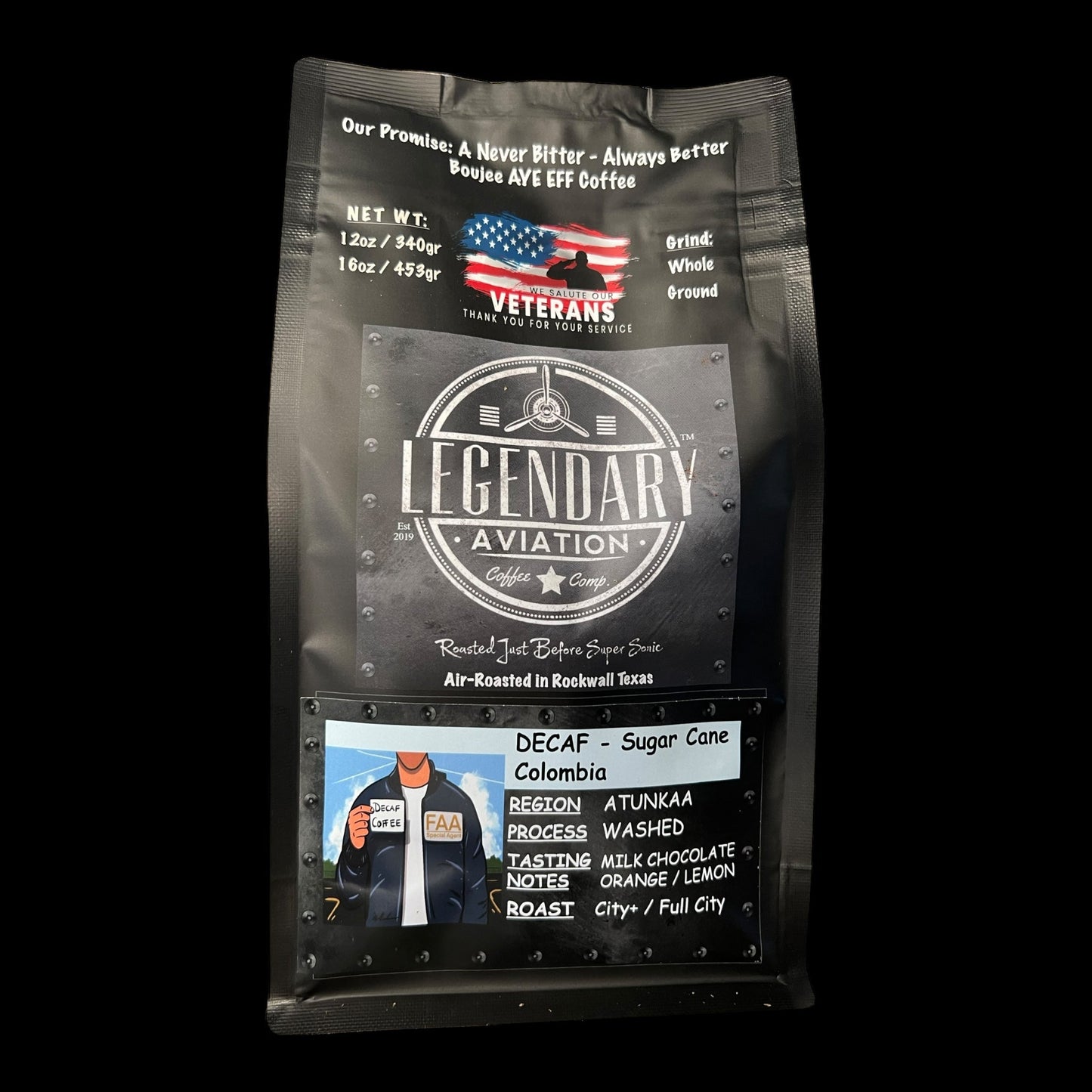 FAA Agent DECAF Colombian Coffee
