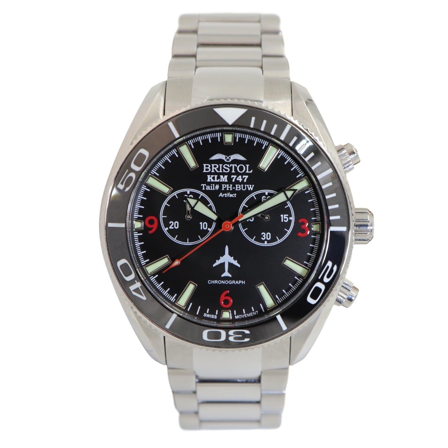 747 Tribute Watch - Black Dial