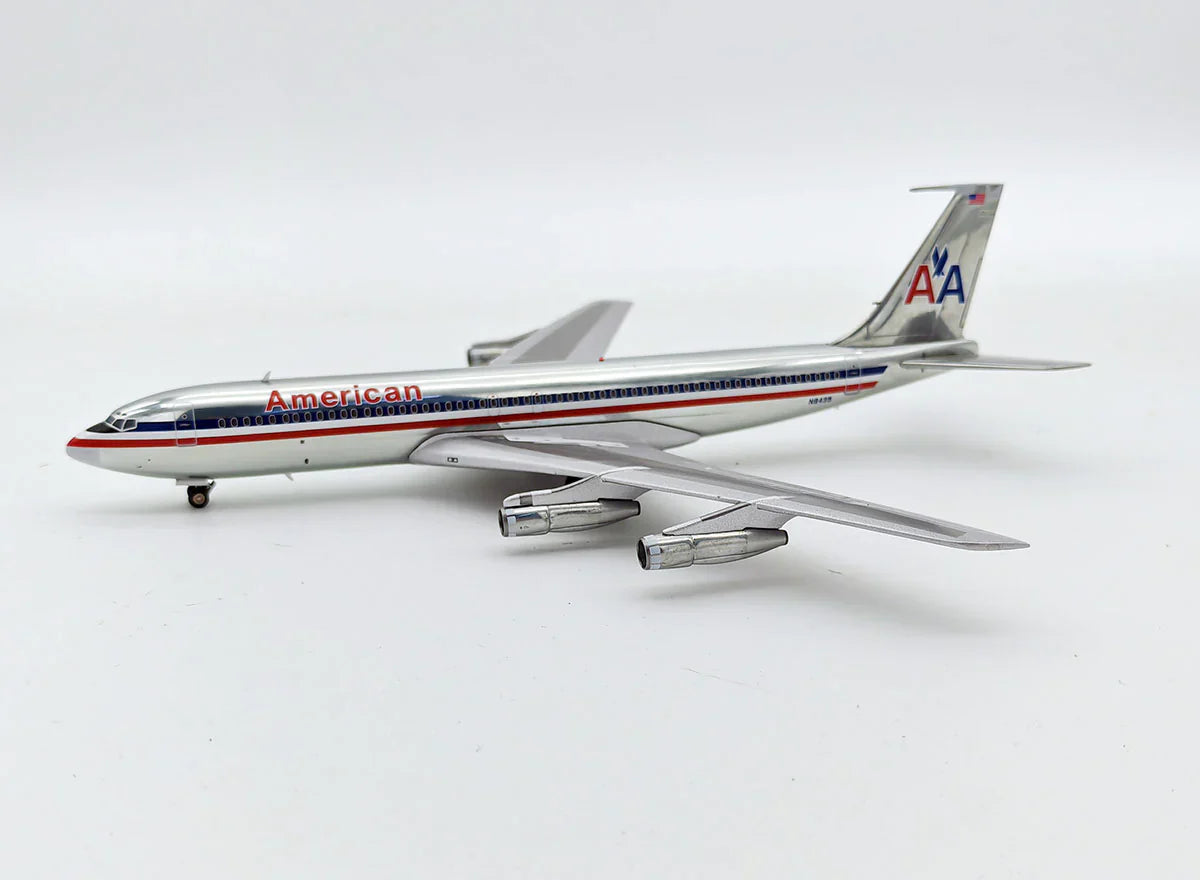 * 1/200 INFLIGHT200 American Airlines Boeing 707-323B Polished N8435 With defective Stand