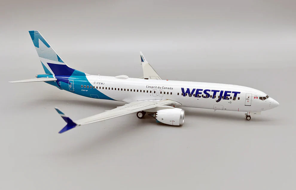 1:200 InFlight200 IF738MWS1124 WestJet Boeing 737-8 MAX C-FEWJ