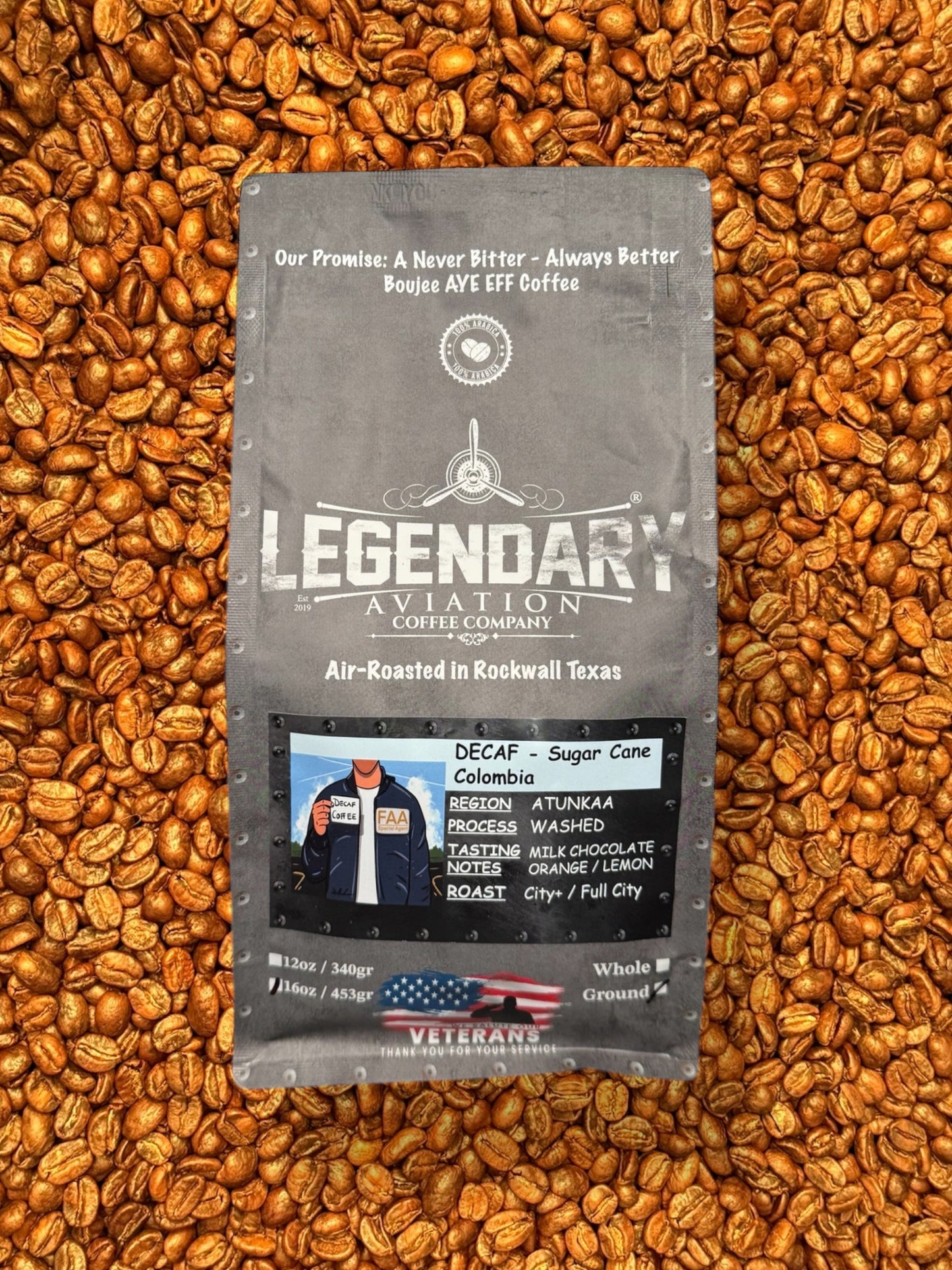 FAA Agent DECAF Colombian Coffee