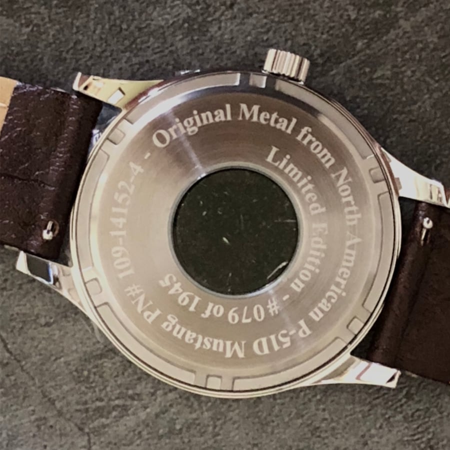 P-51 Mustang Tribute Watch - Black Dial
