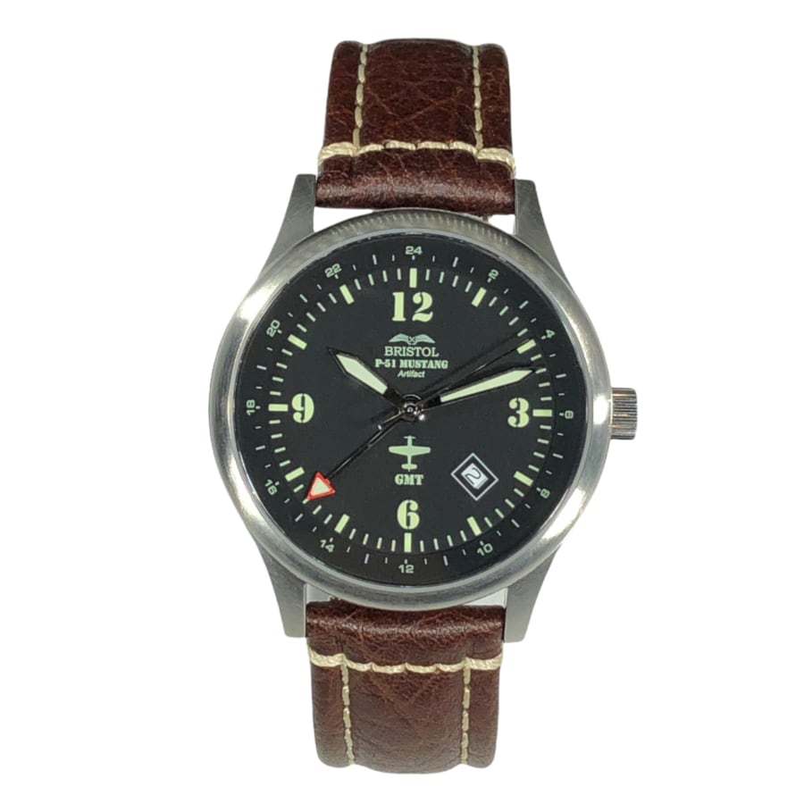 P-51 Mustang Tribute Watch - Black Dial