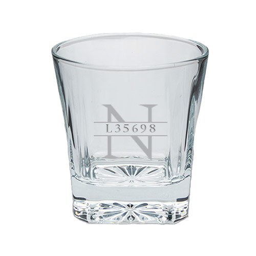 Engraved Rocks Glass