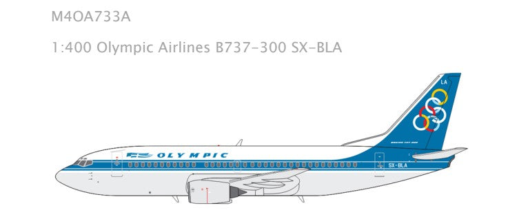 *1/400 Olympic Airlines B 737-300 Miniature Models M4OA733A