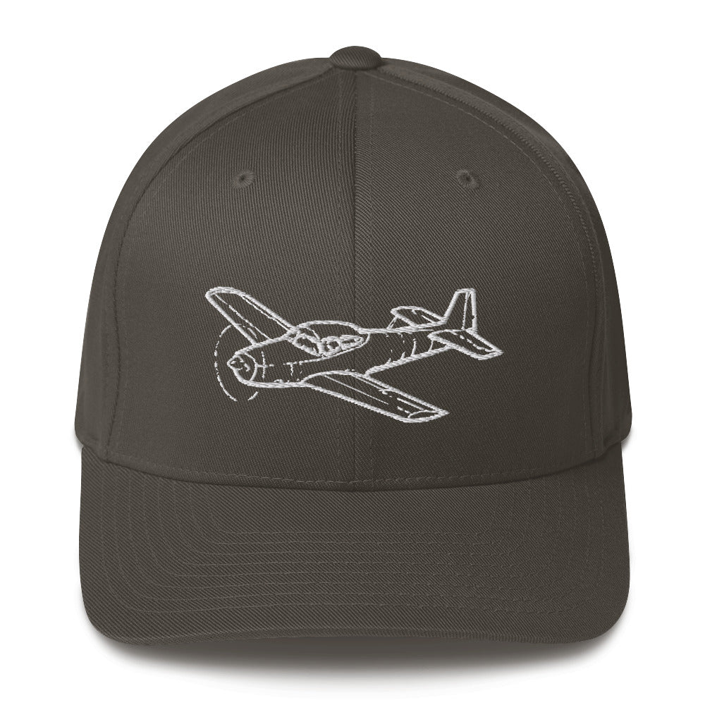 Classic Navion Light Aircraft Embroidered Hat