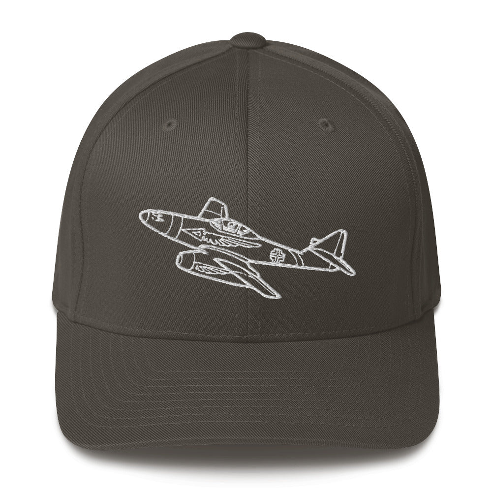Messerschmitt Me 262 Jet Fighter Embroidered Hat