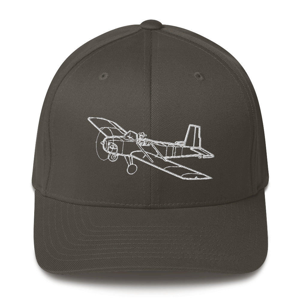 Volksplane Homebuilt Sport Aircraft Embroidered Hat