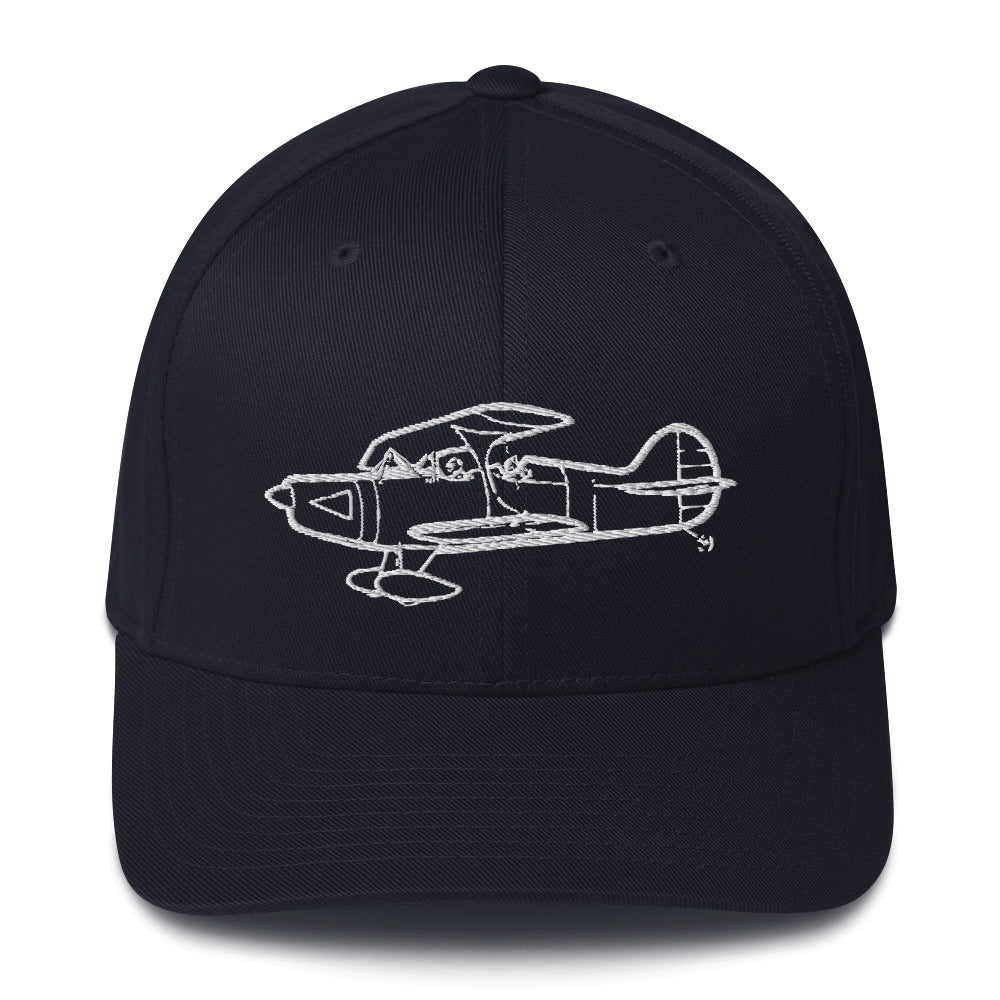 High-Performance Skybolt Biplane Embroidered Hat