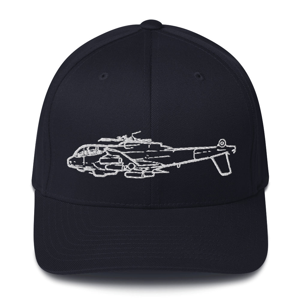 Lockheed AH-56 Cheyenne Attack Helicopter Embroidered Hat