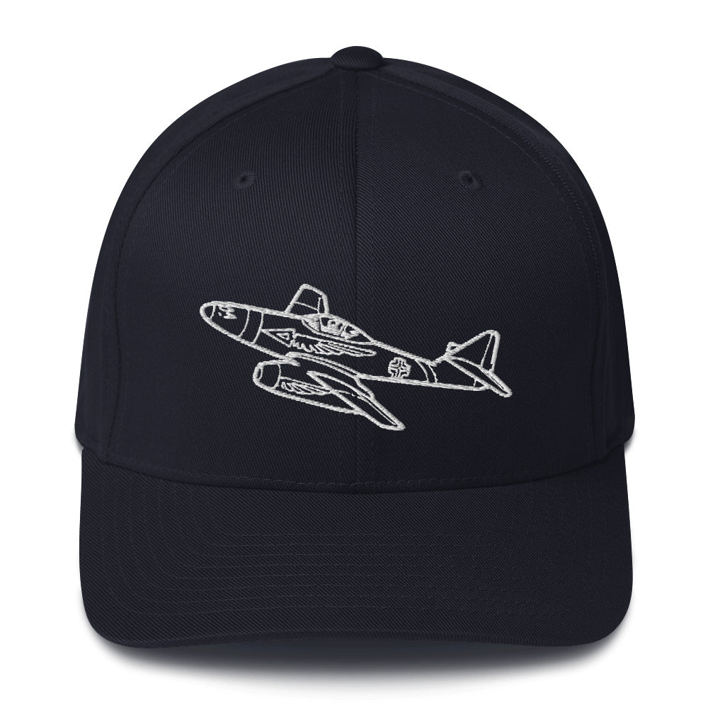 Messerschmitt Me 262 Jet Fighter Embroidered Hat