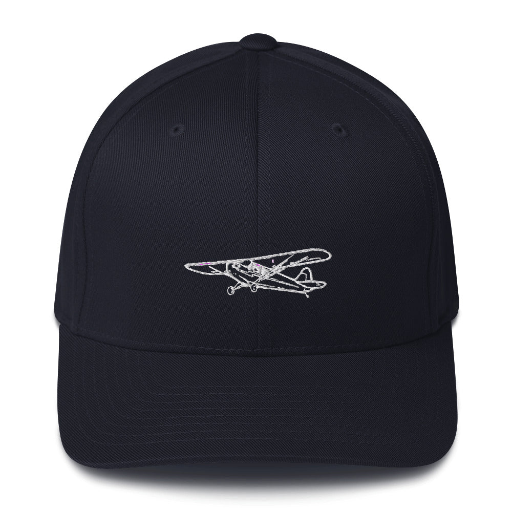 Piper J-3 Cub Light Aircraft Embroidered Hat