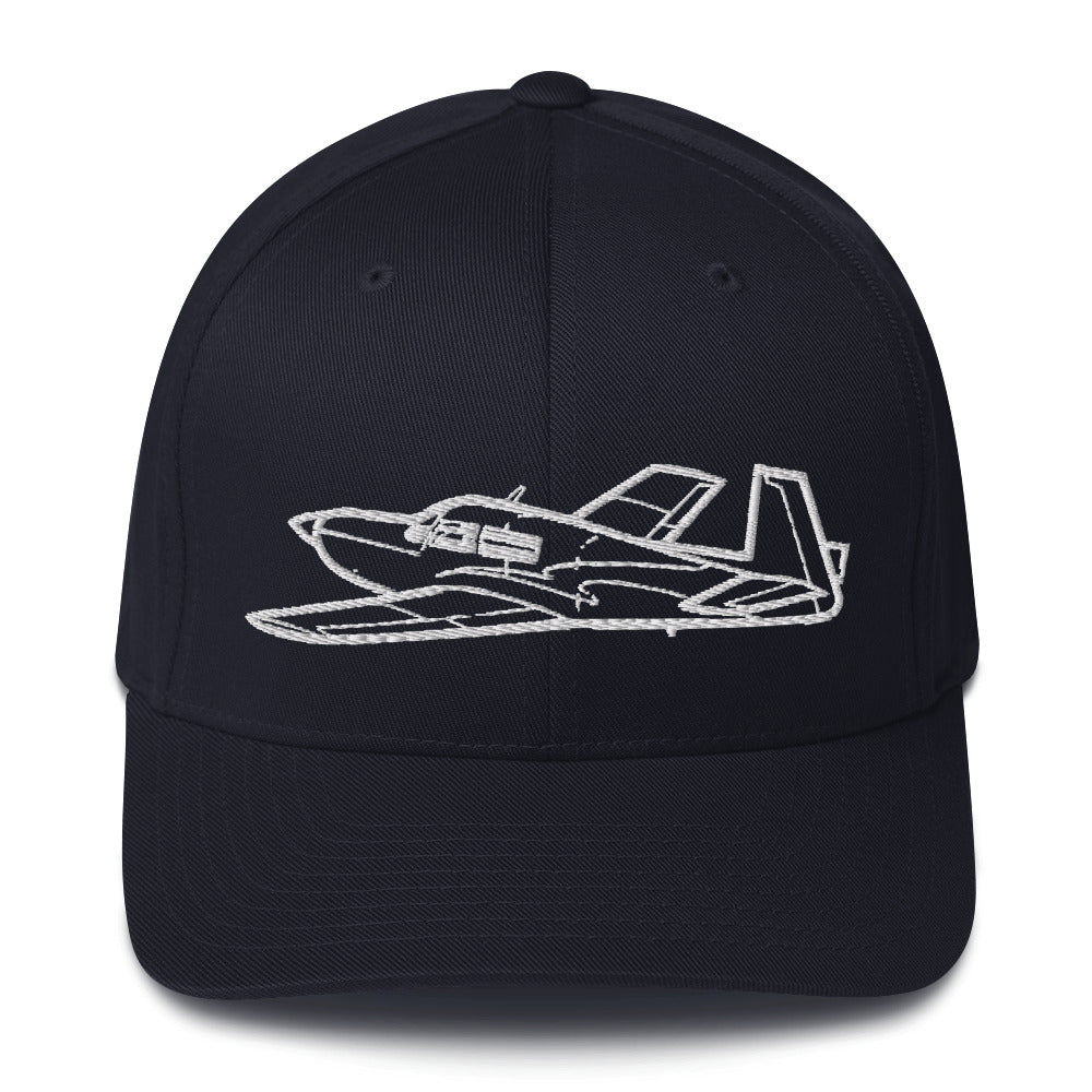 Mooney M20J 'Missile' Embroidered Hat