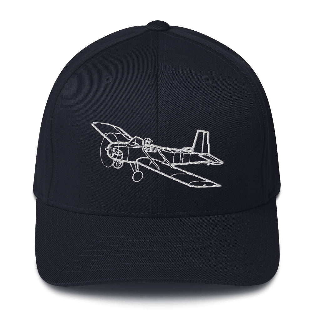 Volksplane Homebuilt Sport Aircraft Embroidered Hat