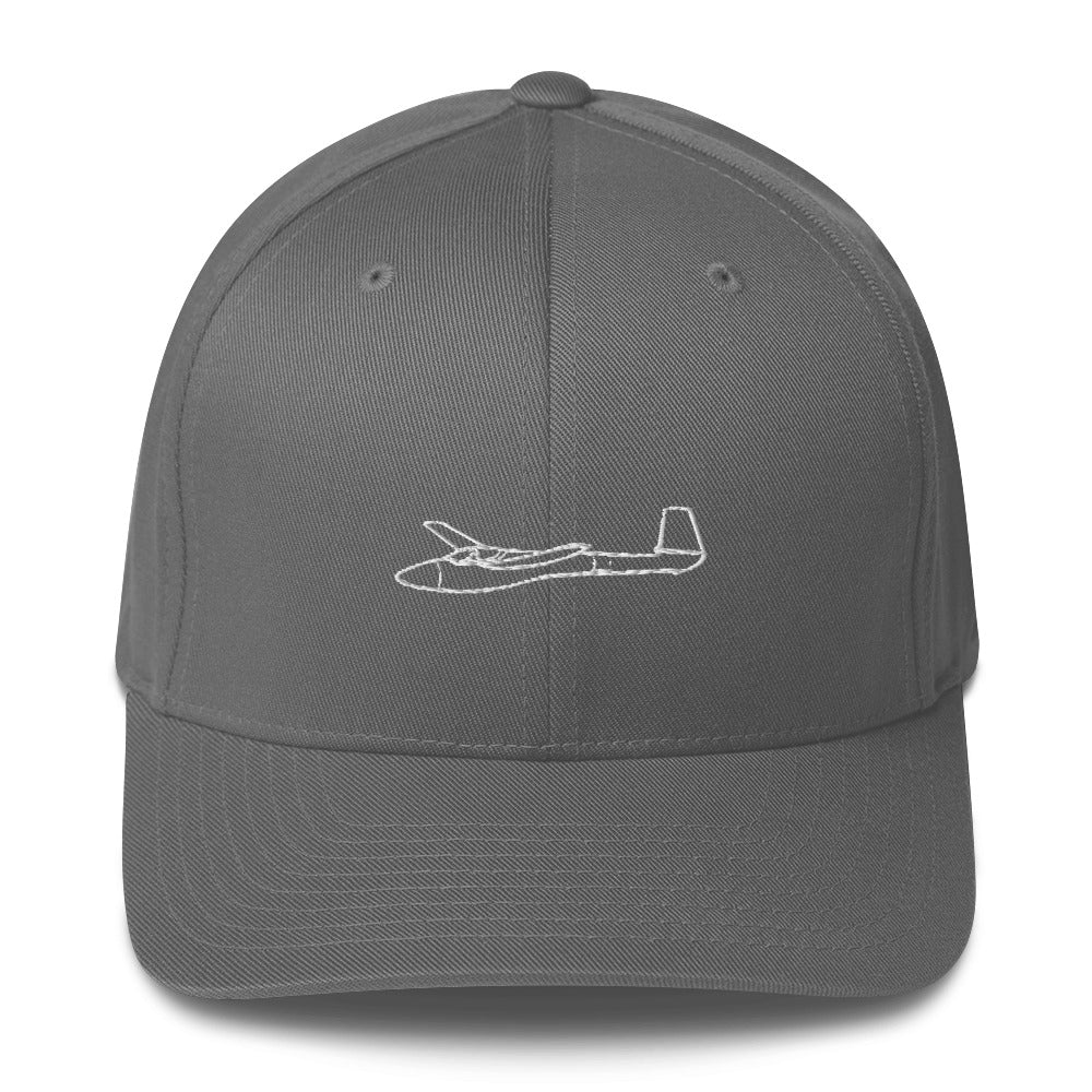 Glasflügel Libelle 201 Glider 2 Embroidered Hat