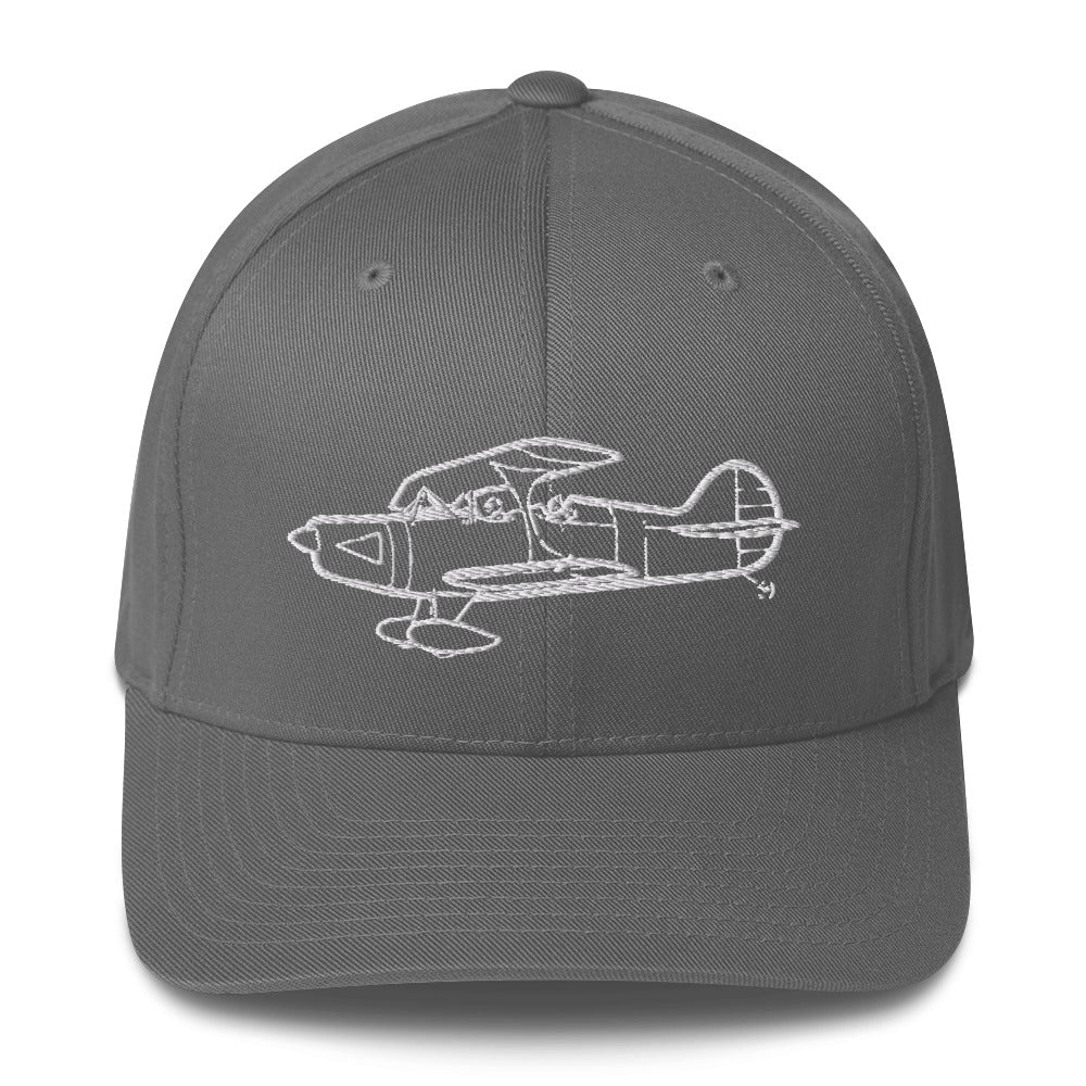 High-Performance Skybolt Biplane Embroidered Hat