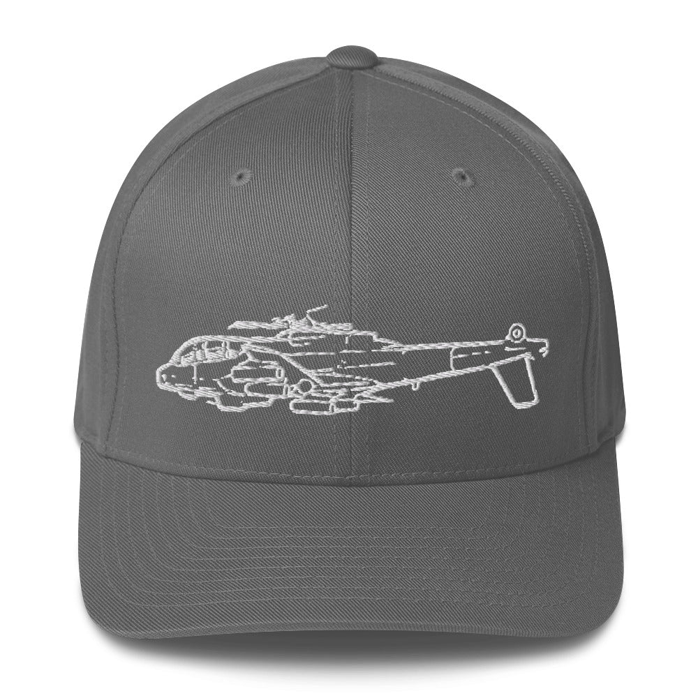 Lockheed AH-56 Cheyenne Attack Helicopter Embroidered Hat