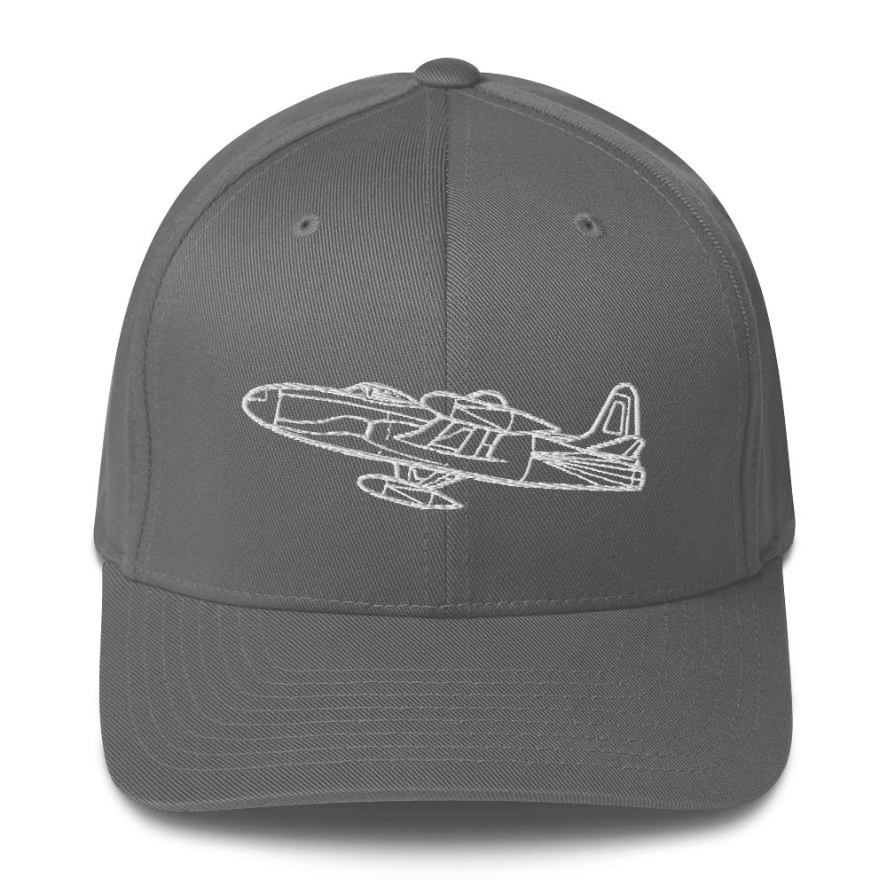 Lockheed P-80 Shooting Star Jet Embroidered Hat