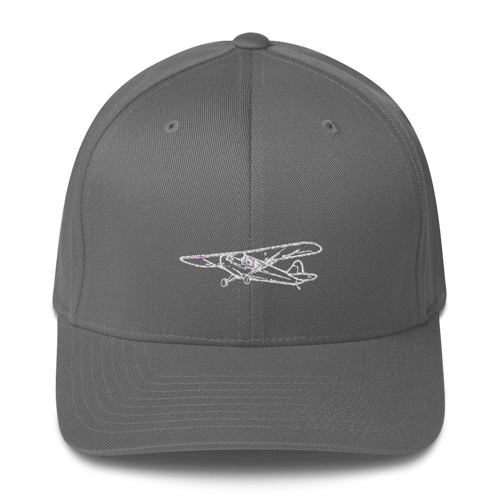 Piper J-3 Cub Light Aircraft Embroidered Hat