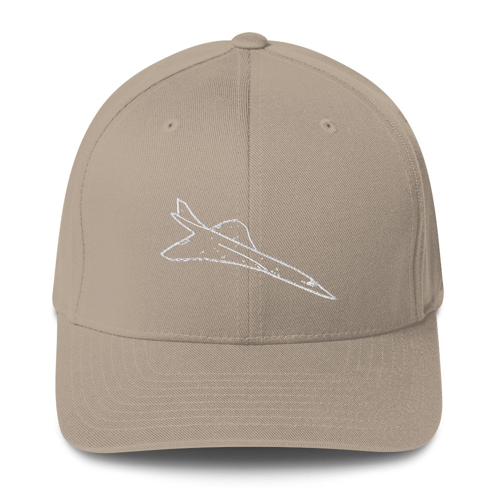 Concorde Supersonic Airliner Embroidered Hat