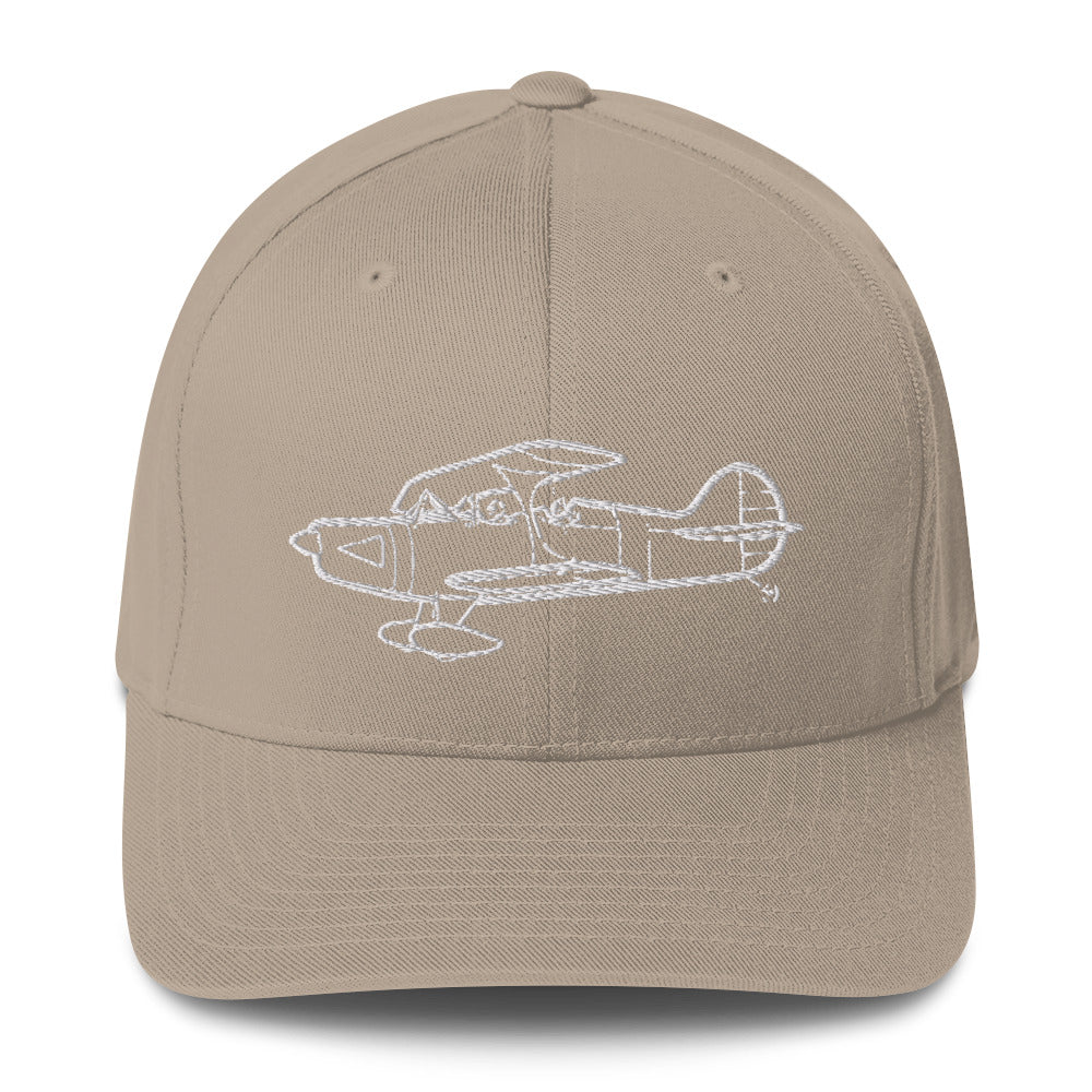 High-Performance Skybolt Biplane Embroidered Hat