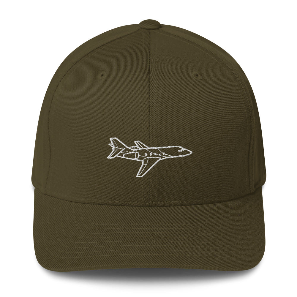 Dassault Falcon 20 Business Jet Embroidered Hat