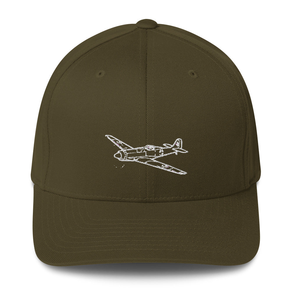 Focke-Wulf TA 152 High-Altitude Fighter Embroidered Hat
