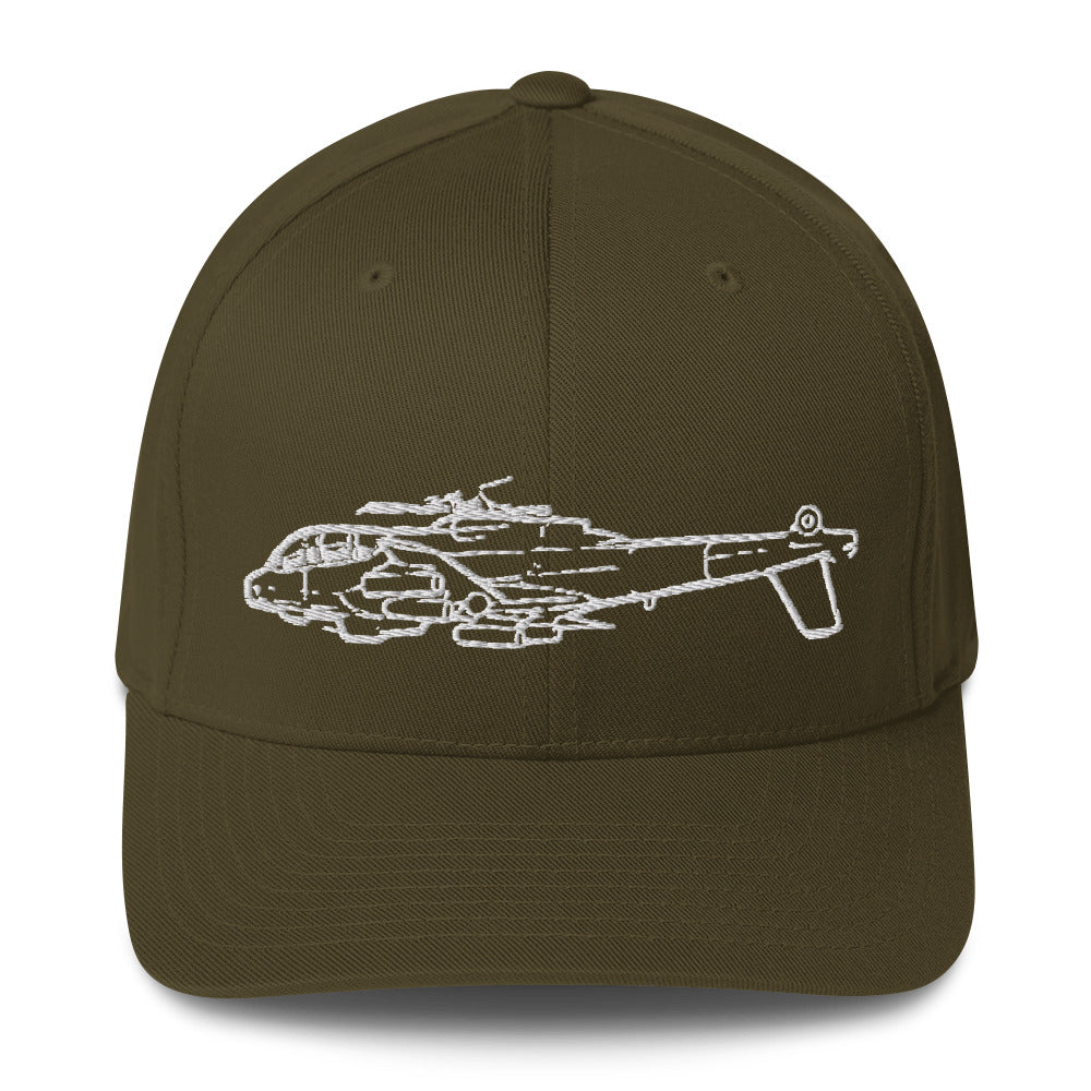 Lockheed AH-56 Cheyenne Attack Helicopter Embroidered Hat