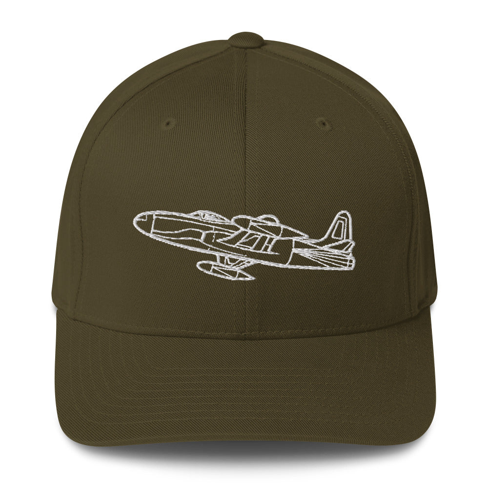 Lockheed P-80 Shooting Star Jet Embroidered Hat