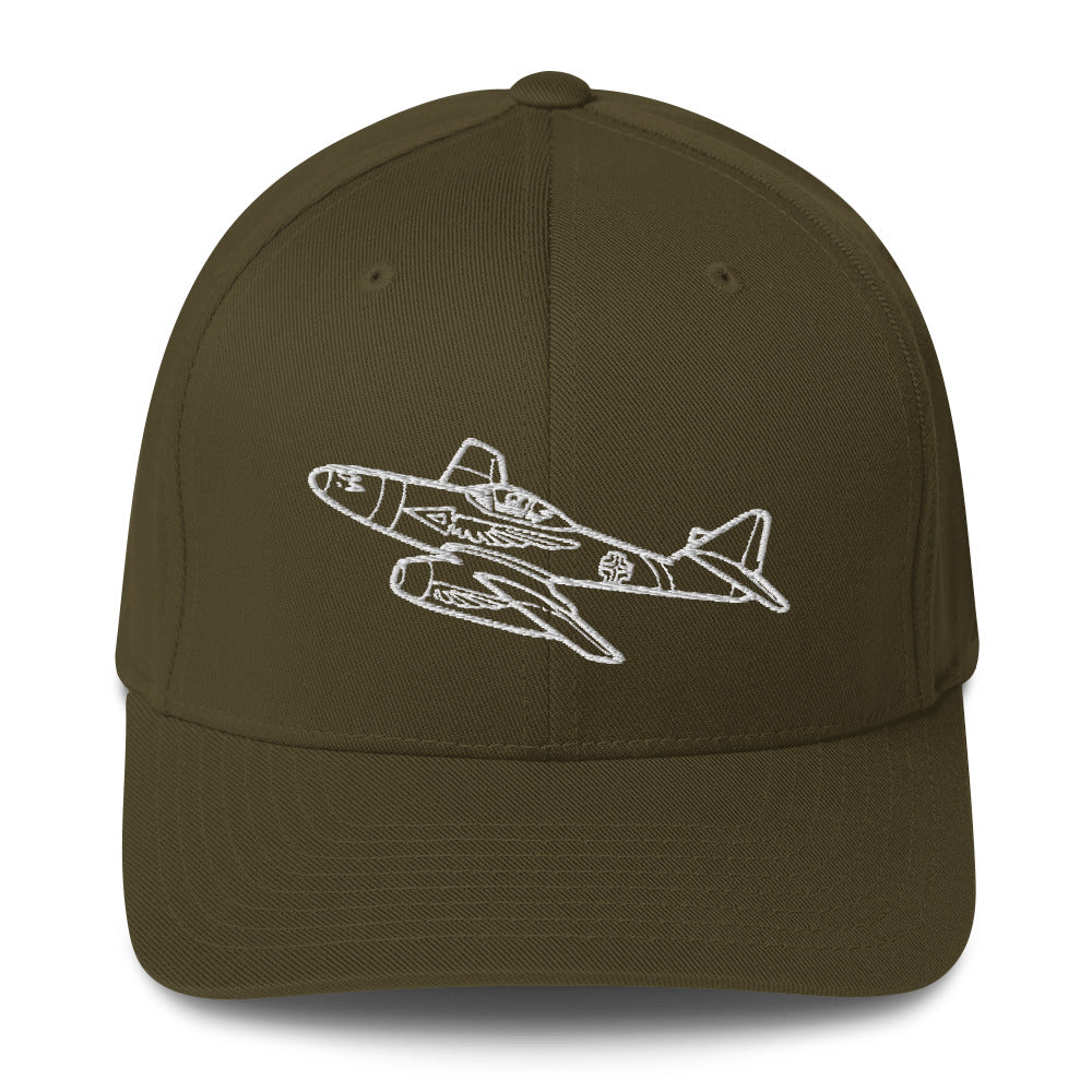 Messerschmitt Me 262 Jet Fighter Embroidered Hat