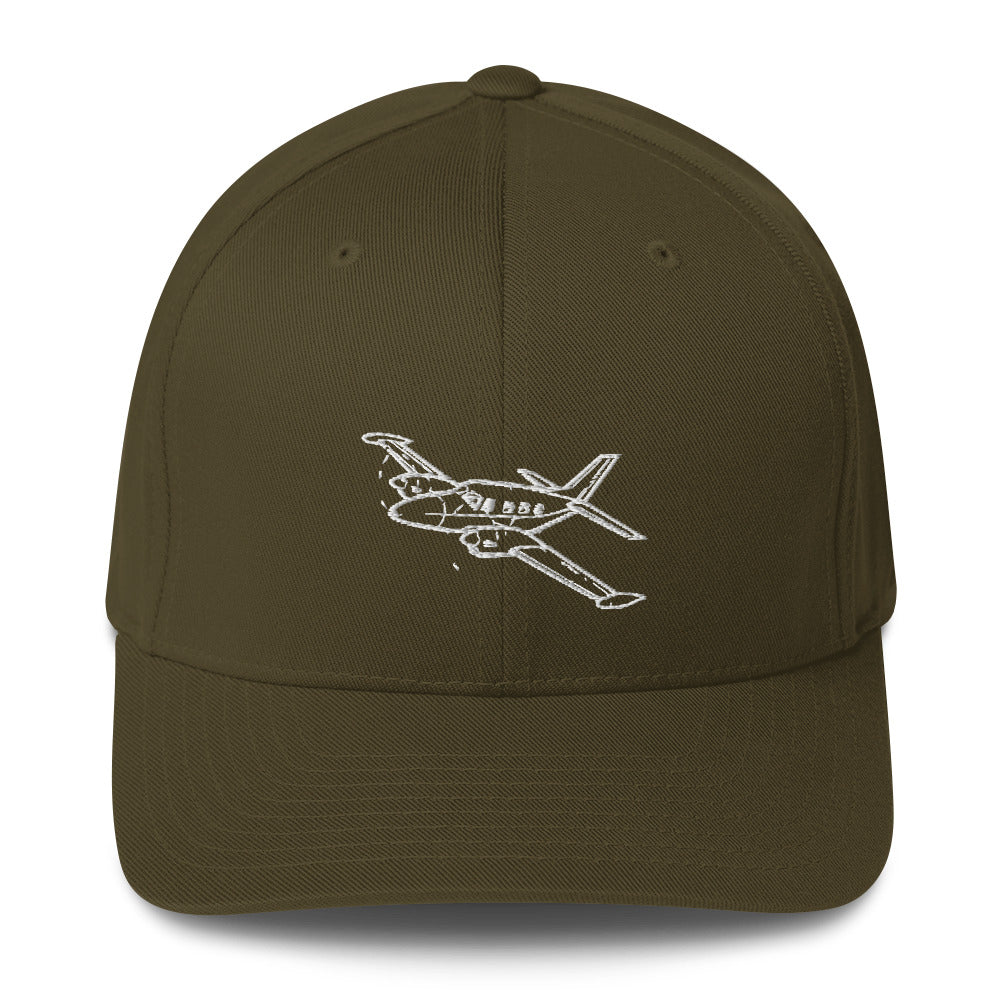 Piper PA-31 Cheyenne Powerhouse Embroidered Hat